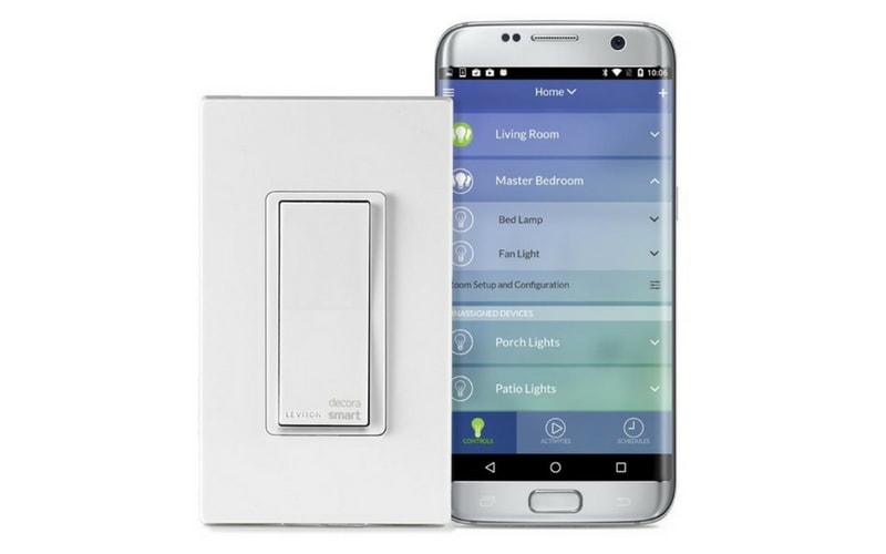 smart lighting app and light switch